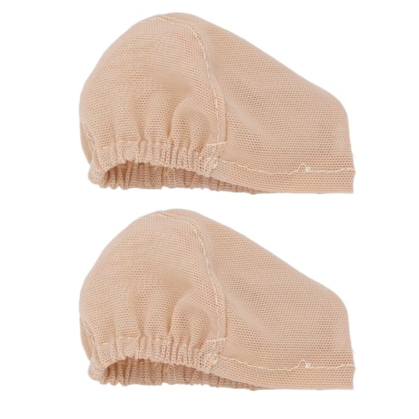 2-pack BJD Peruknätmössa, Dockdräktsfoder för vävning, 1/4 skala 17,5-18 cm huvudstorlek, Hårstylingstillbehör