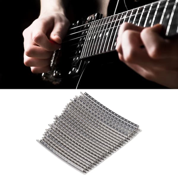 24-pack gitarrbandtråd 2,7 mm 24 band rostfritt stål instrumenttillbehör