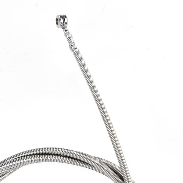 5-pack rostfria silverbasgitarrsträngar 120 cm 1,2-3 mm för 5-strängad elbas reservdelar