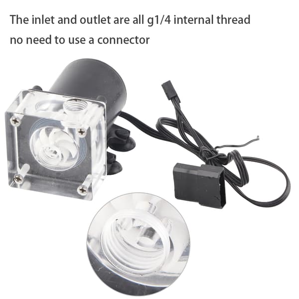800L högflödes G1/4 vattenpump för CPU PC vätskekylningssystem