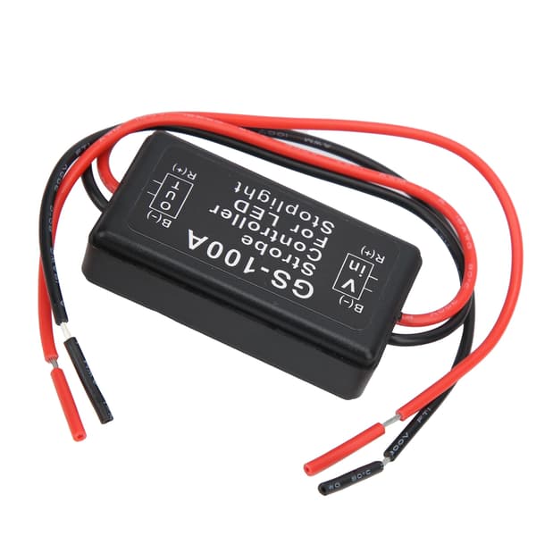 Bromsljus Strobe Controller Plast LED Flash Kontrollmodul GS-100A 12-24VDC