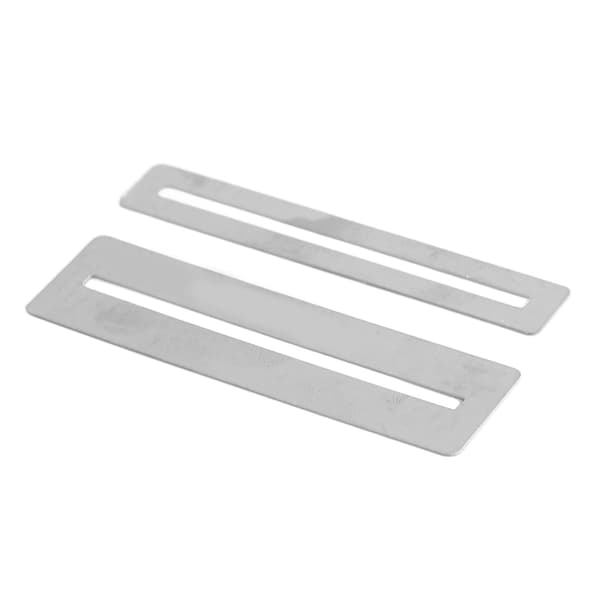 Metallgitarrbandskydd 2-pack, 8 cm, rostfritt och robust greppbrädeskydd för el- och akustiska gitarrer