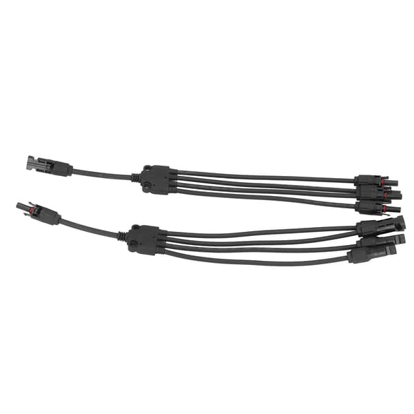 Solarstik Y-gren 1 til 4 Vandtæt Parallel Adapter Splitter til Udendørs Brug