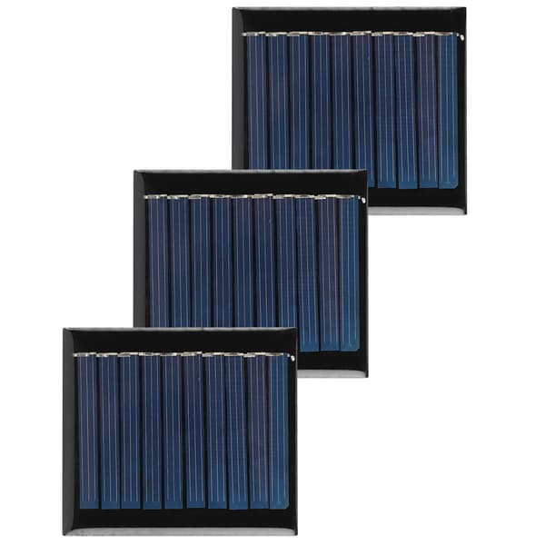 3 stk./sæt 0,3W 5V Mini Polykrystallinsk Silicium Solcellepanel Modul til DIY-projekter Legetøj