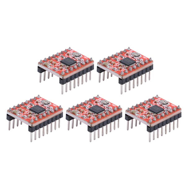 5 stk. stepper motordrivermodul til Ramps 1.4 A4988 3D-printertilbehør