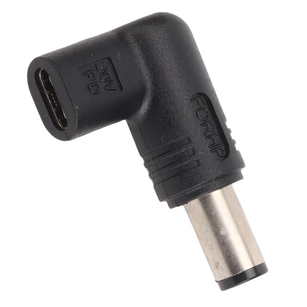 USB-C–DC 7,4x5,0 mm -sovitin, 100 W PD-pikalataus E-Mark-älysirulla, Type C -naaras–DC-urosliitin