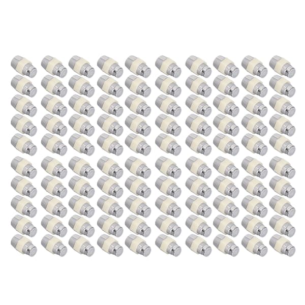 100 sæt LED-holder 5 mm plast lysdiode panelmonteringsclips tilbehørssæt sølv