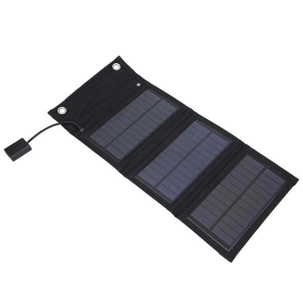 15W Bærbart Solpanel Sammenfoldeligt Sæt Vandtætte Solpaneler til Turisme og Vandreture