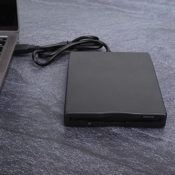 Bærbar 3,5-tommer ekstern diskettedrev USB-kortlæser til pc-bærbar computer, retro dataoverførselstilbehør