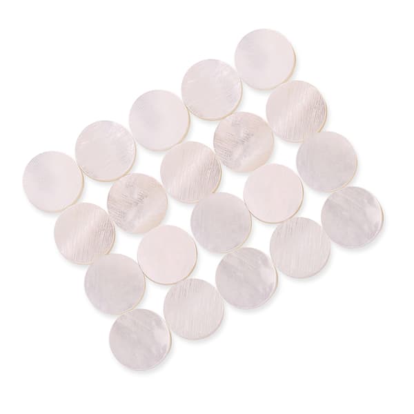 20 st 6 mm greppbrädeinläggningsprickar för gitarr, ukulele, bas, mandolin, banjo dekoration