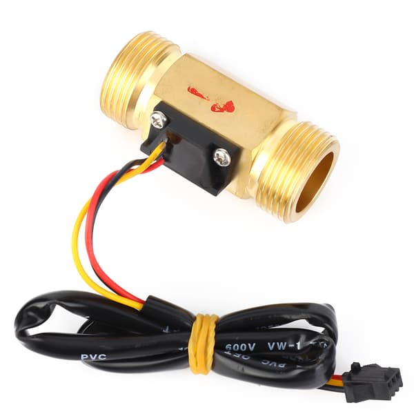 G3/4in Hall-effekt flowmåler han-han gevind 1~30l/min flow sensor måler
