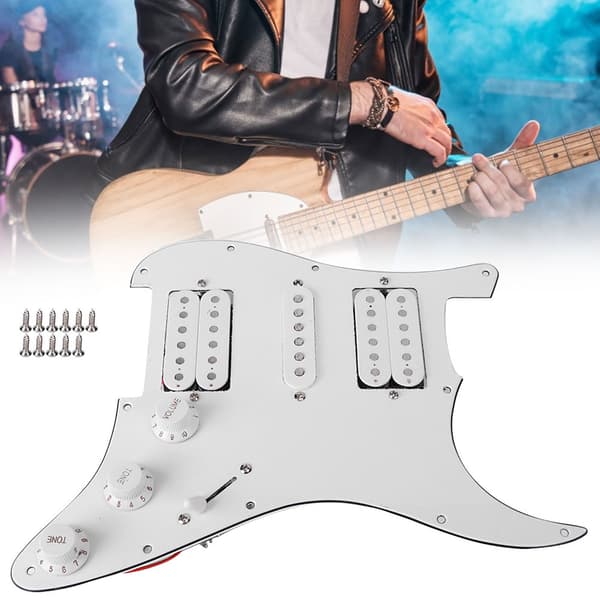 Elgitarrbräda Plektrumskydd Humbucker med HSH Pickup Förkopplad