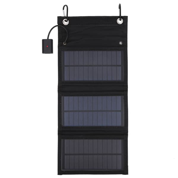 15W Bærbart Solpanel Sammenfoldeligt Sæt Vandtætte Solpaneler til Turisme og Vandreture