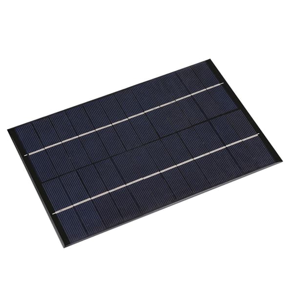 4.2W 12V Mini Bärbar Polysilikon Solpanel DIY Strömmodul Batteriladdare