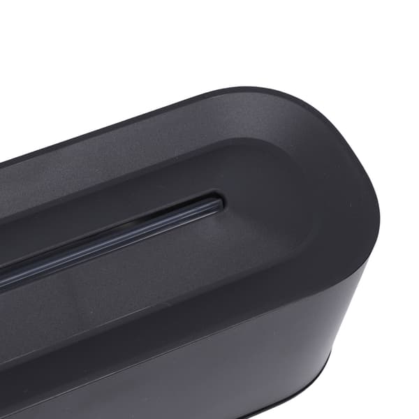 Ildeffekt Æterisk Olie Diffuser 220ml USB Lydløs Aromaterapi Mister Bordluftfugter med RGB Lys til Hjem Soveværelse Sort