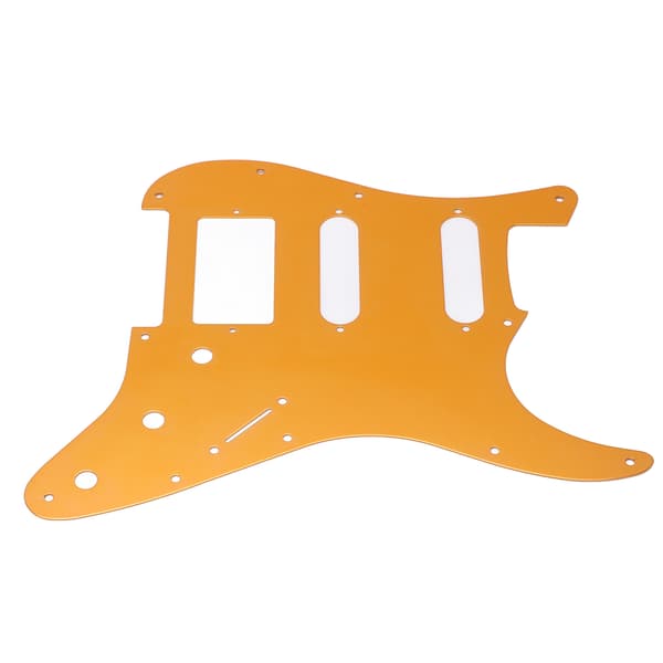 SSH Elguitar Pickguard Aluminiumlegering Orange Ridseplade til Beskyttelse