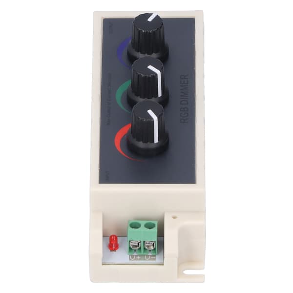 RGB-knaplysdæmper Smart LED-lysstyrkejustering 3-kanals controller DC12-24V