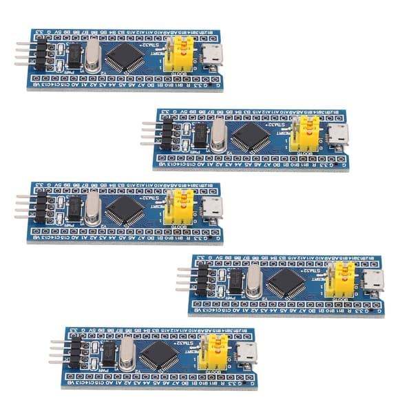 5 STK STM32F103C8T6 Minimum System Udviklingskort Mirco USB 40 Pin Core Læringsmodul