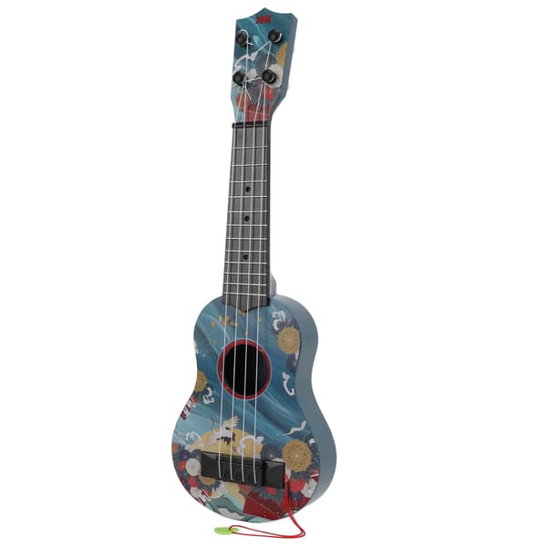 Barnleksak Ukulele Mini Plastgitarr Musikinstrument för förskolebarn PresentBlå