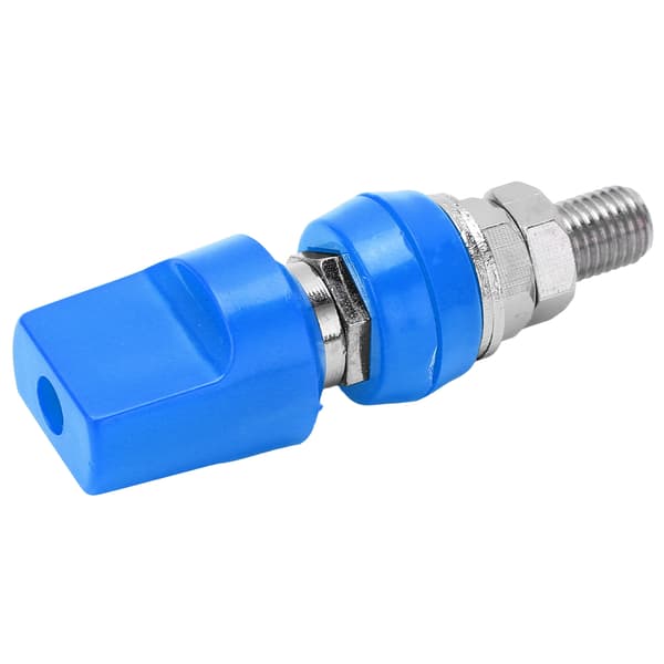 Terminal Multipurpose 4mm Mässing Platt Lock M8 100A Högströmsplint med JackBlue