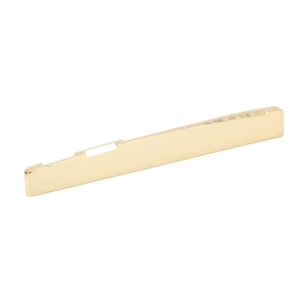 Akustisk gitarrsadel 74mm Mässing Guldfärgad Instrumentreservdel 1st