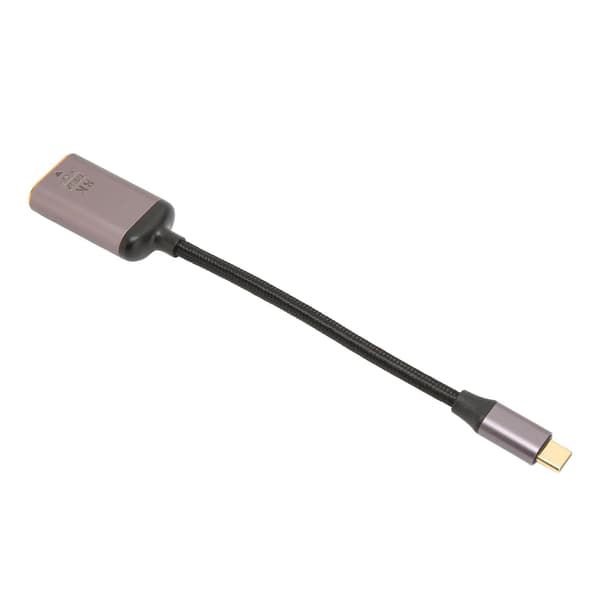 8K 60Hz USB-C til Mini DisplayPort-adapter, Plug & Play USB-C han til Mini DP hun-kabel til USB-C-enheder