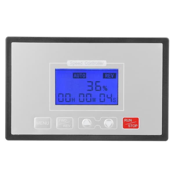 60A 10-55V DC Børstemotor Hastighedsregulator Digital LCD Langsom Kørsel/Stop Timer Vendbar