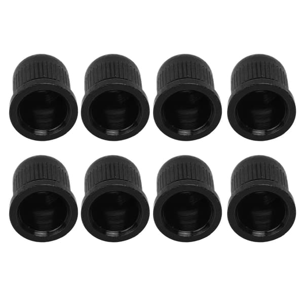 8PCS Gitarrsträngshylsa Legering Mini Bas Genom Kroppsspänne Svart Reservdel