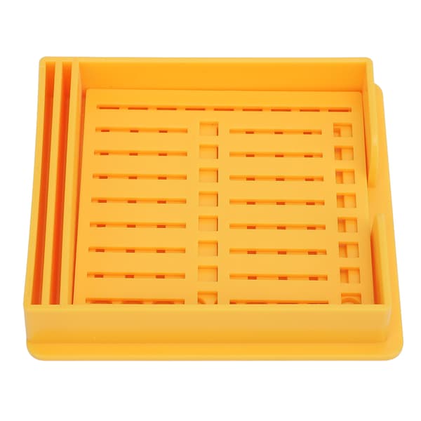 Multifunktionel Sticky Note Dispenser Skabelonholder Gul til Kontoret