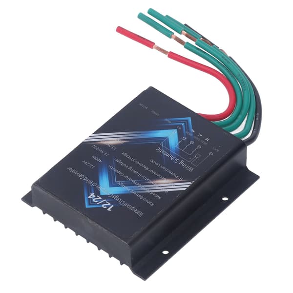 Vindgeneratorcontroller Aluminiumlegering Vandtæt Vindmøllecontroller 400W 12V 24V