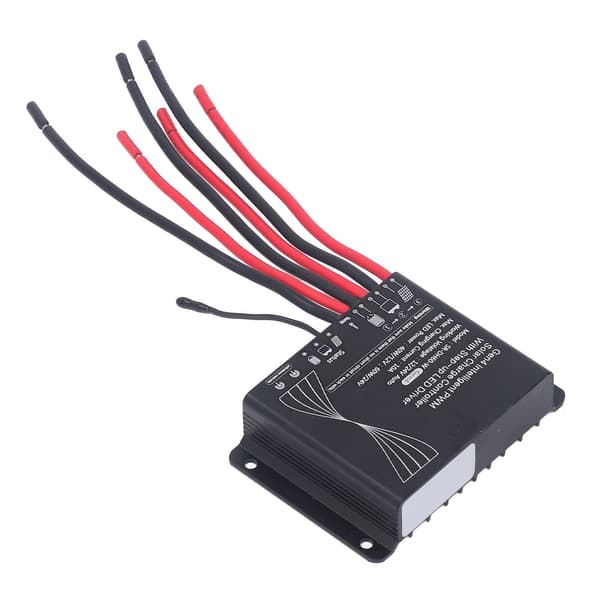 Solar ladecontroller 12V 24V PWM batteriopladningsregulator med LED-stepperdriver