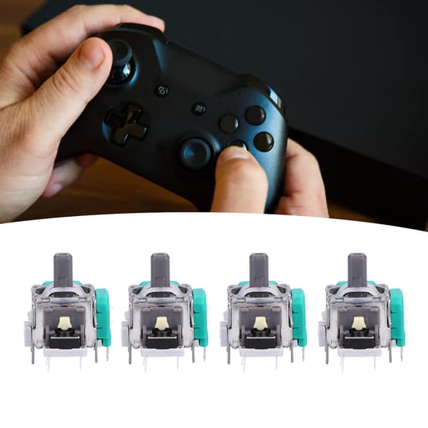 4-pak analog joystick-reparationssæt, holdbare controller-thumbstick-reservedele til Xbox One
