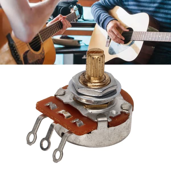 Gitar potentiometer kort axel B250K för elgitarr och bas 1 st