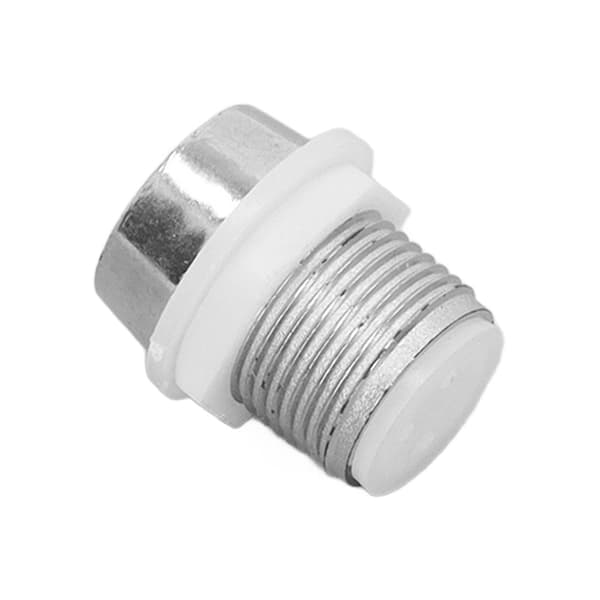 100 STK LED-holder 0,3 tommer plast forkromet stabil lysdiode fatning base til DIY-indikator