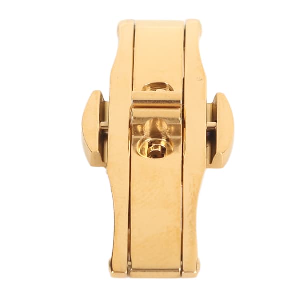 Fällbart spänne i legering och keramiskt volframstål med tryckknapp för klockarmband