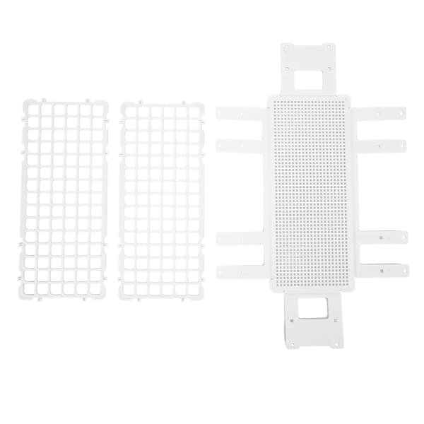 5-pack provrörsställ i plast, 90 hål, provflaskhållare för 13 mm laboratorieprovrör