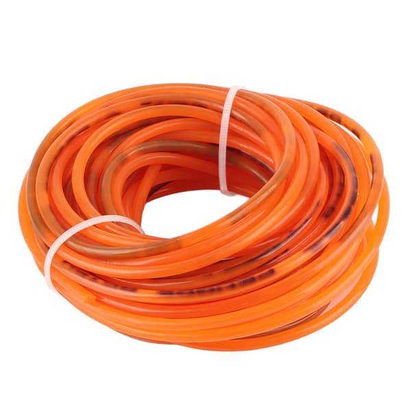 Orange glat overflade PU polyurethan rundrem til drivtransmission (3mm*10m)