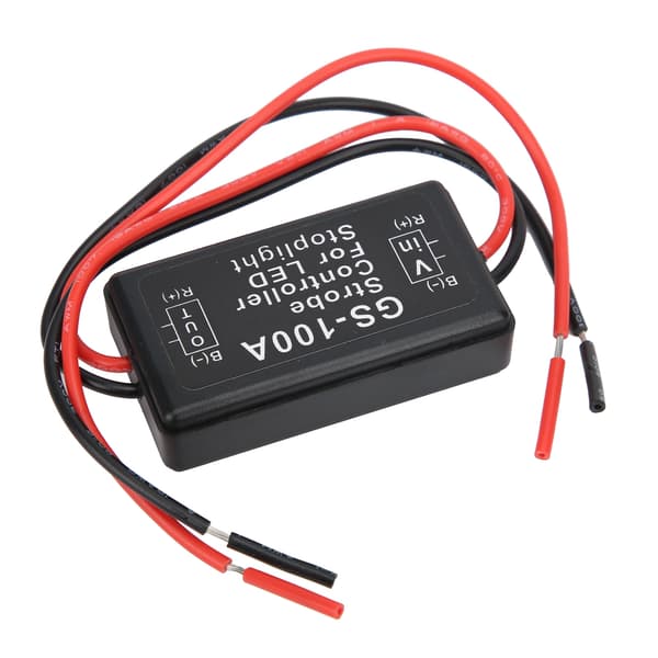 Bromsljus Strobe Controller Plast LED Flash Kontrollmodul GS-100A 12-24VDC