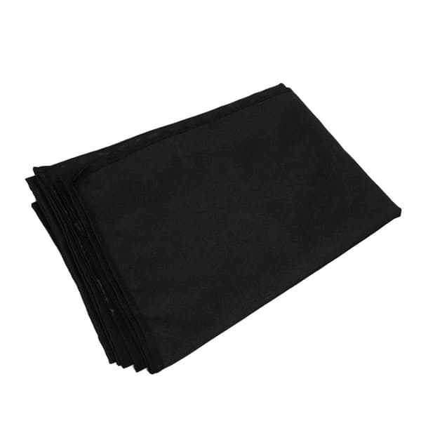Fotobaggrund Blød Polyester Krølfri Studiebaggrund til Fotoboksfester Sort 4.9x9.8ft