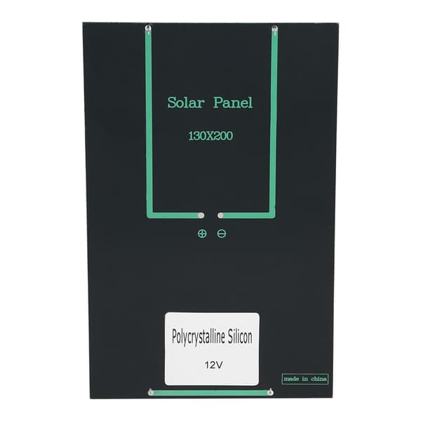 4.2W 12V Mini Bärbar Polysilikon Solpanel DIY Strömmodul Batteriladdare