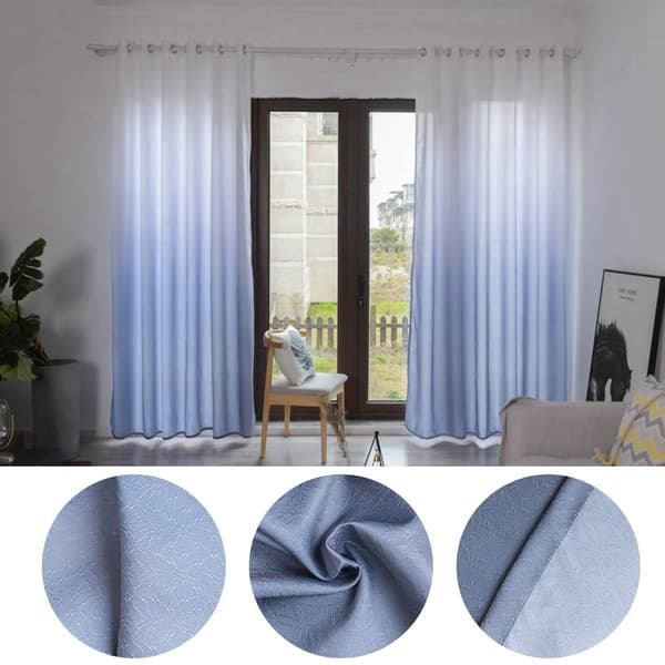Polyester pimennysverho makuuhuoneen ja olohuoneen sisustukseen (harmaa)