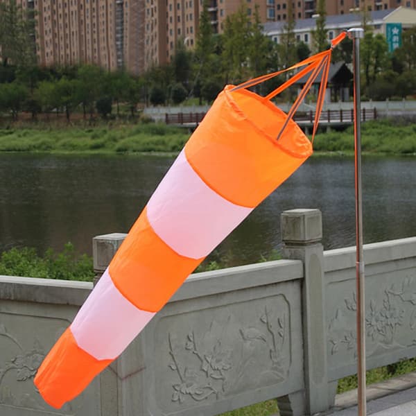 Nylon flygplatsvindstrut Rip stop utomhus vindmätarstrumpa med reflekterande bälte (0,8m)