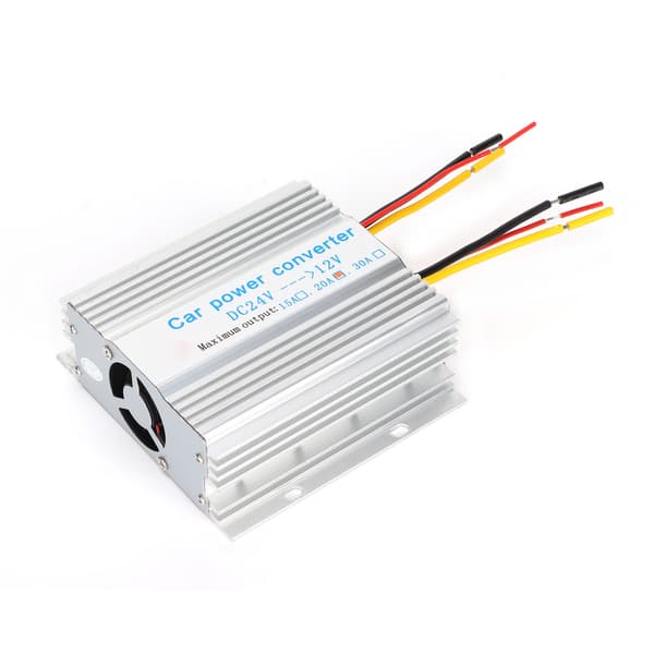 24V til 12V 20A 240W Bilstrømomformer DC-adapter til bus, lastbil, autocamper, solsystem