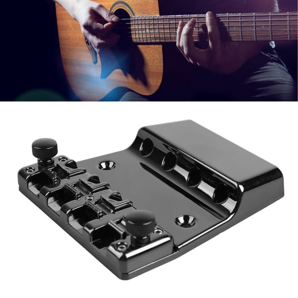 Gitarrstall 4-strängad metallstränghållare för elbasgitarr GA1029