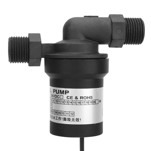 24v 18W DC Borstlös Solcellsdriven Högtemperaturvattenpump för Vattenberedare