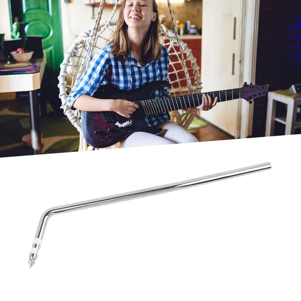 Elgitarr Tremolo Spak Metall Whammy Bar Vibrato Enhet Silver