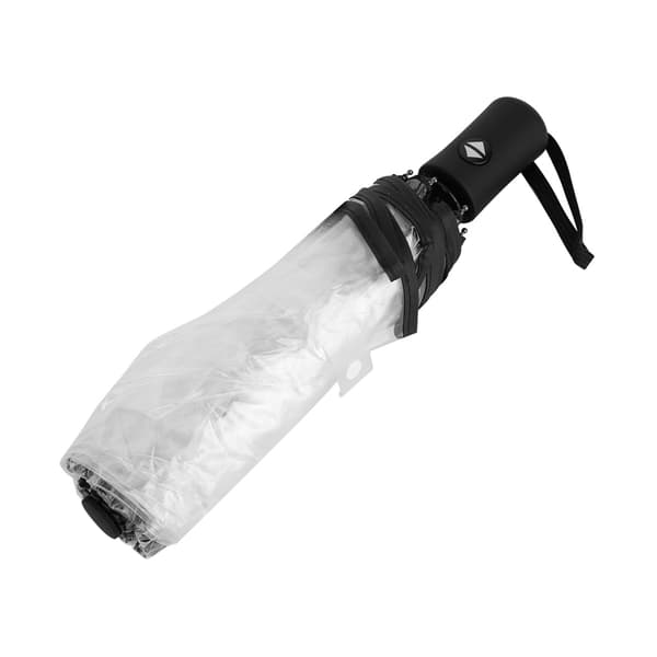 Transparenta regnparaplyer vikbara bärbara trefaldiga dammode paraply