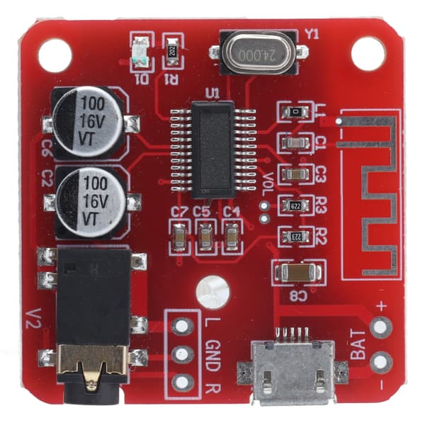 Bluetooth Audio Receiver Board 5.0 HD Audio MP3 Lossless Decoder Trådløs Transmission XH‑A250