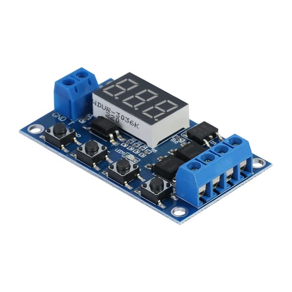 DC 5V-36V Trigger Cycle Delay Timer Switch Tænd/Sluk Relæmodul med LED-display