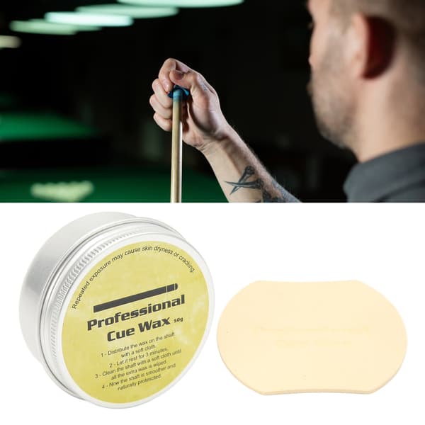 Slät Poolkövax för Träskaft – Silkeslen Underhållspolish, Biljardkövård, 1-pack